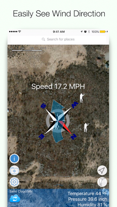 Wind Direction for Moose Hunting - Wind Finder screenshot 2