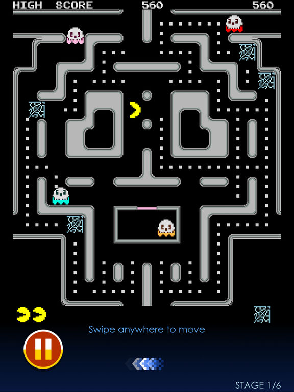 Screenshots of PAC-MAN for iPad