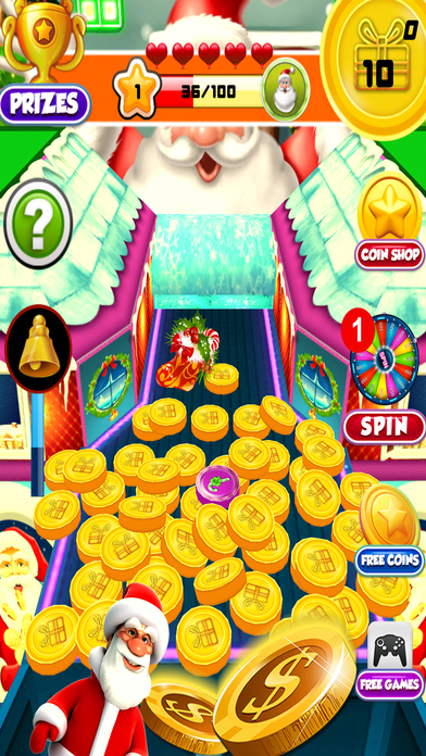 Coin Dozer Christmas Season Spin to Win Games PRO screenshot 3