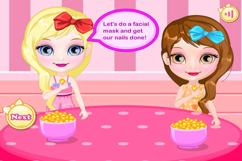 小公主苏菲亚睡前准备 - 化妆换装养成沙龙，女生儿童教育小游戏免费 screenshot 2
