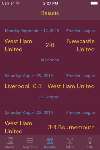 Team West Ham screenshot 4