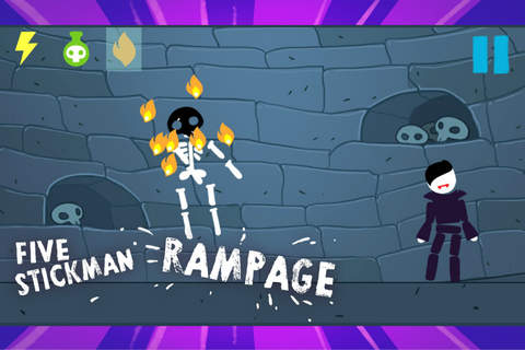 Five Stickman Rampage Pro screenshot 2