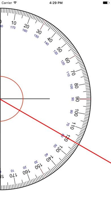 Protractor - measure any angle screenshot 2