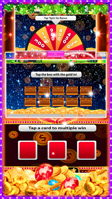 FREE SLOTS : funny play with chritmas gifts casino screenshot 3