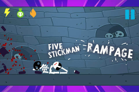 Five Stickman Rampage Pro screenshot 3