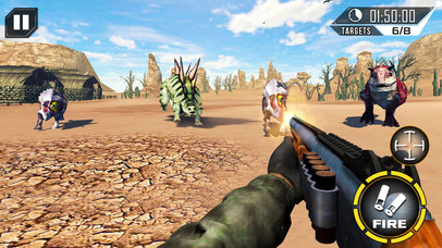 Real Safari Dino Deadly Fight Hunter 2017 screenshot 2