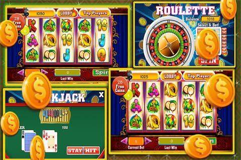 Casino Slots, Blackjack, Roulette: Free Casino Game! screenshot 2