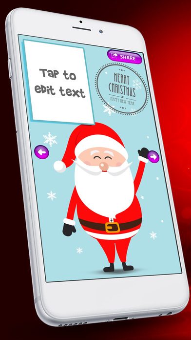 Christmas Greeting Cards Maker With 2017 Designs screenshot 4