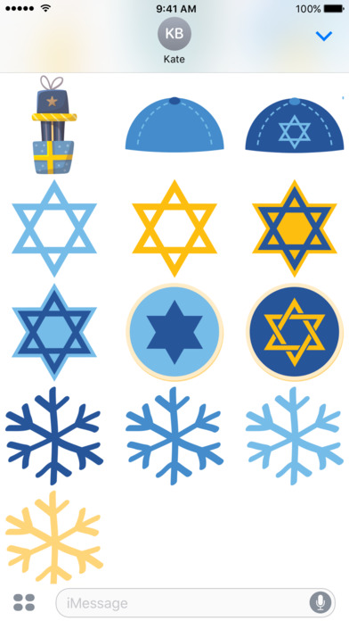 Happy Hanukkah Stickers screenshot 4