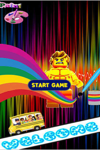 Color Book App Lego Super Saiyan Edition screenshot 2