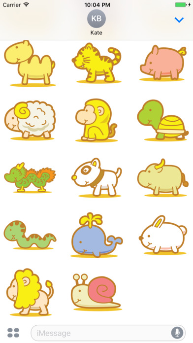 Sticker Me: Simple Animals screenshot 2