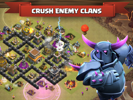 Screenshots of Clash of Clans for iPad