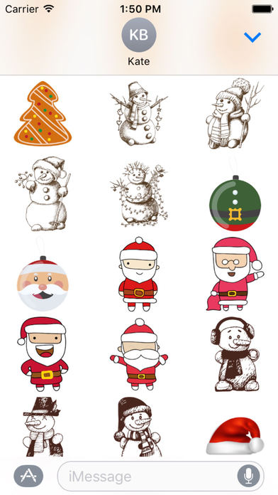Christmas Sticker Pack - 2017 screenshot 3