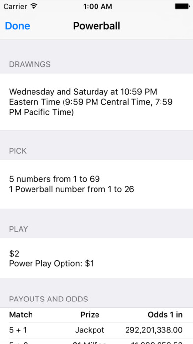 Lotto Results - Lottery in US screenshot 3