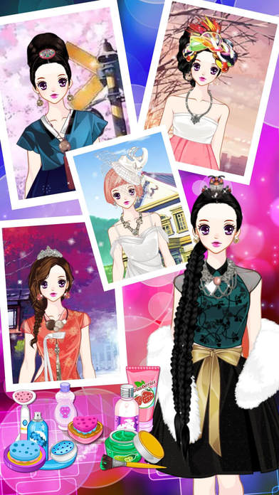 韩国风公主-小美女换装穿衣搭配物语女生游戏 screenshot 2