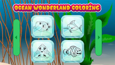 Ocean Wonderland Coloring for preschool - Drawing screenshot 2
