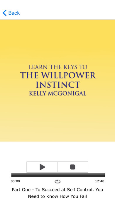 The Willpower Instinct -  Meditation Audiobook screenshot 4