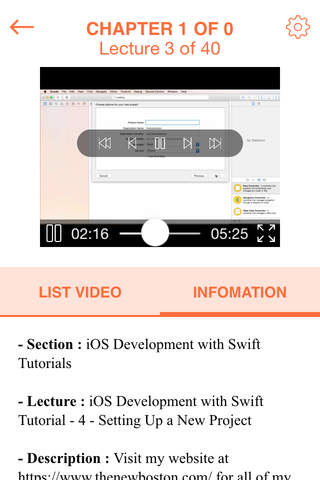 Video Training for iOS Programming - Swift Language screenshot 2