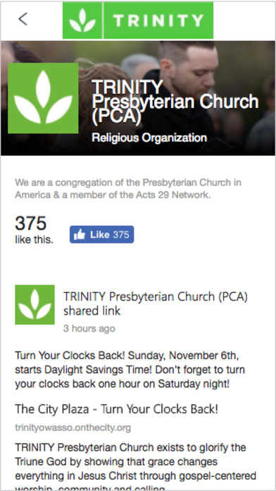 Trinity Presbyterian Owasso screenshot 2