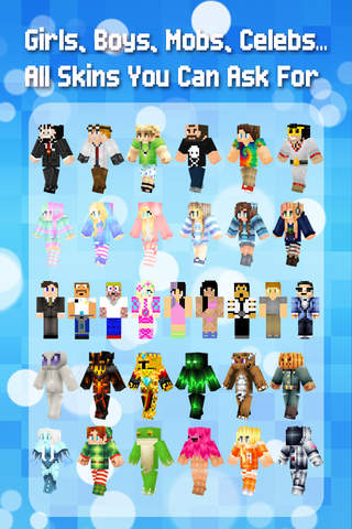 All Skins for PE - Best Skin Simulator and Exporter for Minecraft Pocket Edition screenshot 2