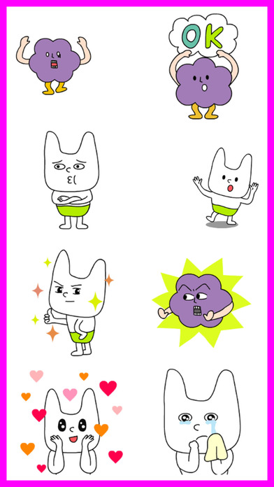Bunny Animated Stickers screenshot 2