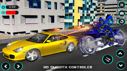 Monster Police Robot Moto Car Chase screenshot 2