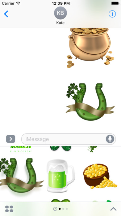 St Patrick's Stickers for iMessage screenshot 3