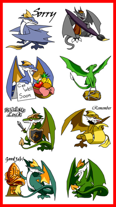 Real Dragons Stickers screenshot 4