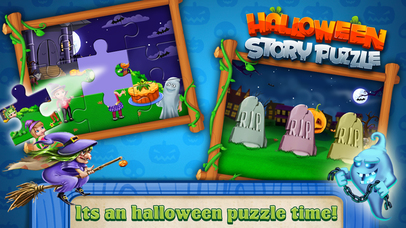 Halloween Story Puzzle screenshot 2