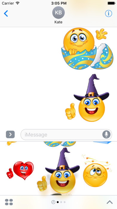Emoji Pro Stickers iMessage Edition screenshot 4