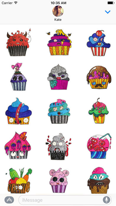 Ragga Muffin - Weird Cake Stickers screenshot 3