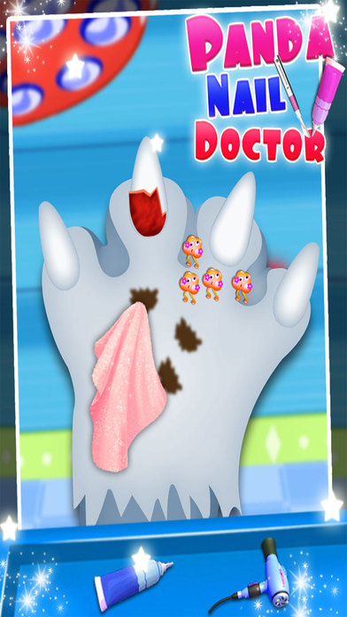 Panda Nail Doctor Game - Panda Hospital screenshot 4