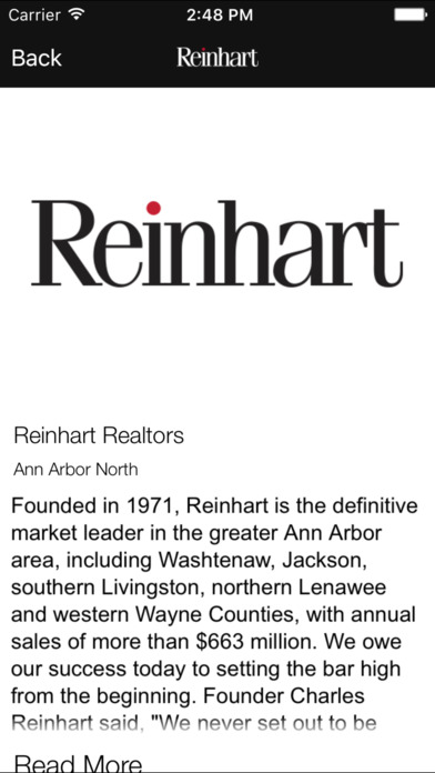 Reinhart Realtors screenshot 4
