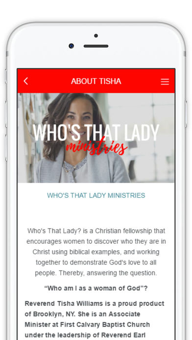 Who's That Lady Ministries screenshot 2