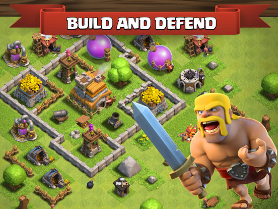 Screenshots of Clash of Clans for iPad