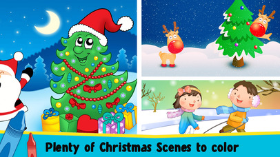 Christmas Scratch & Paint Coloring Games For Kids screenshot 4