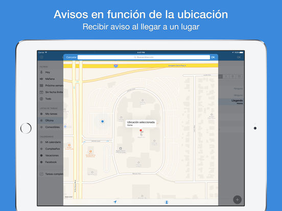 Captura de pantalla del iPad 5