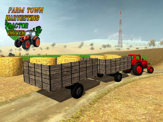 Farm Town Уборочная Тракторист на iPad