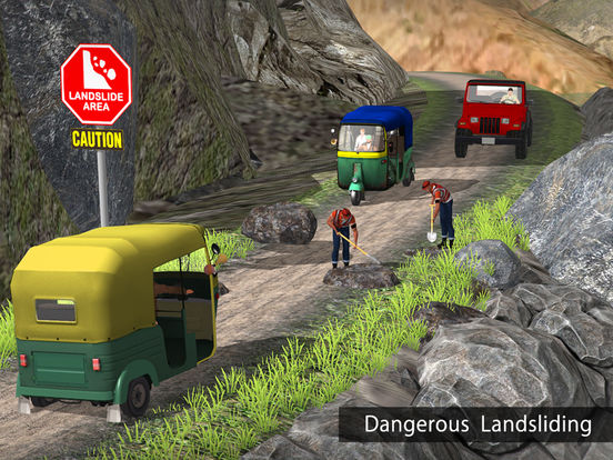 Off Road Tuk Tuk Auto Rickshaw - Mountain Hill Climbing Public Transport на iPad