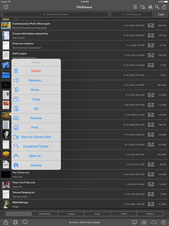 iPad Screenshot 1