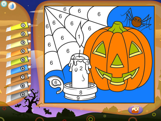 Color by Numbers - Halloweenscreeshot 5