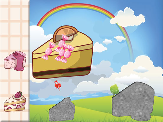 Пазлы с конфетами и пирожными для малышей и маленьких девочек - бесплатное приложение