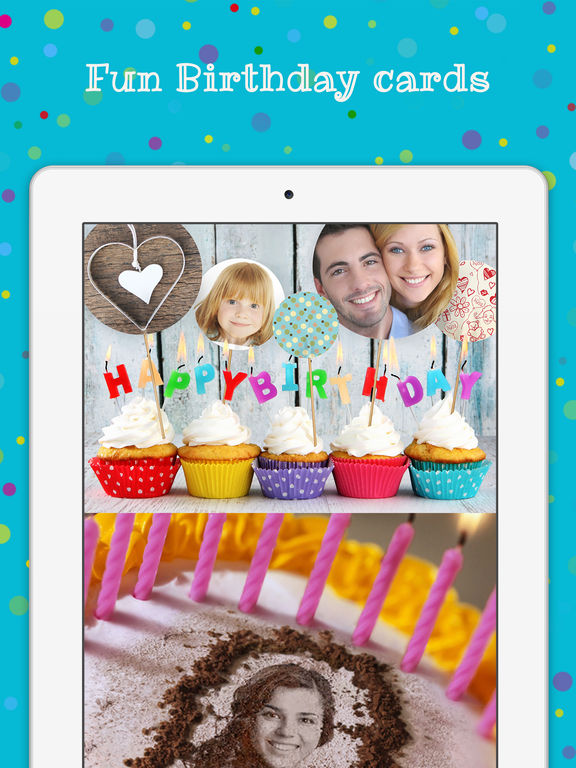 App Shopper Birthday Cards Free happy birthday photo frame, gift