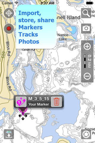 Aqua Map Massachusetts Lakes screenshot 2