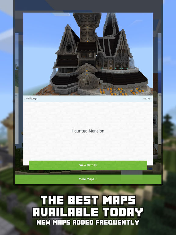 Screenshots of Mansion Maps for Minecraft PE - Minecraft Maps for iPad
