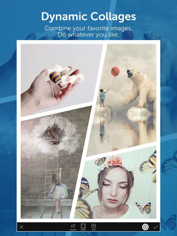 Screenshots of PicsArt Photo Studio - All-in-one photo editor & collage maker for iPad