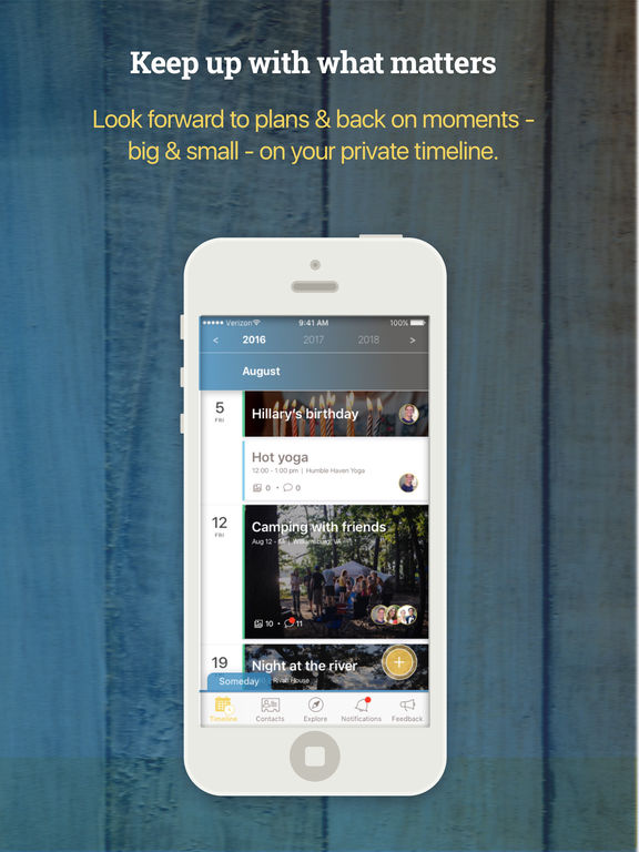 DieHappy Make Plans and Privately Share Photos screenshot