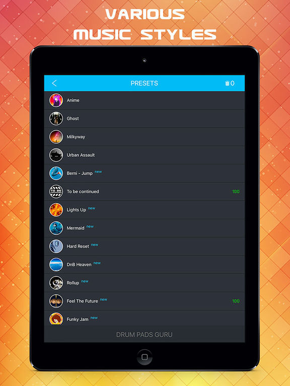 Drum Pads Guru Make beats and music like a Pro screenshot