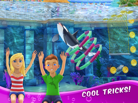 Screenshots of My Dolphin Show - sea animal game for girls and boys and kids for iPad