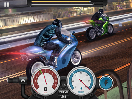 Screenshots of Top Bike: Racing Real Speed & Best Moto Drag Racer for iPad
